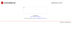 Desktop Screenshot of gdperformance.com.br
